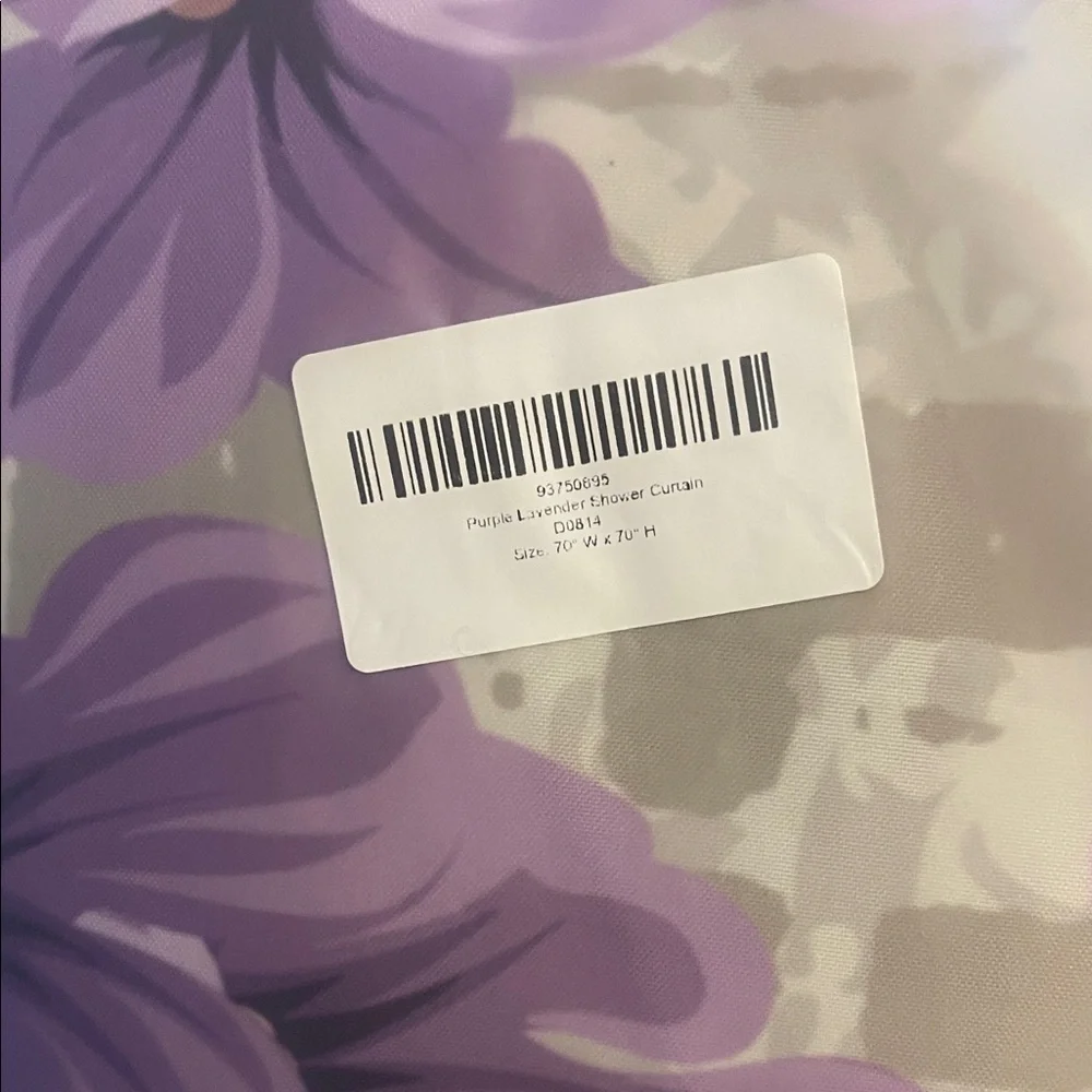 Vintage Botanical Lavender Shower Curtain